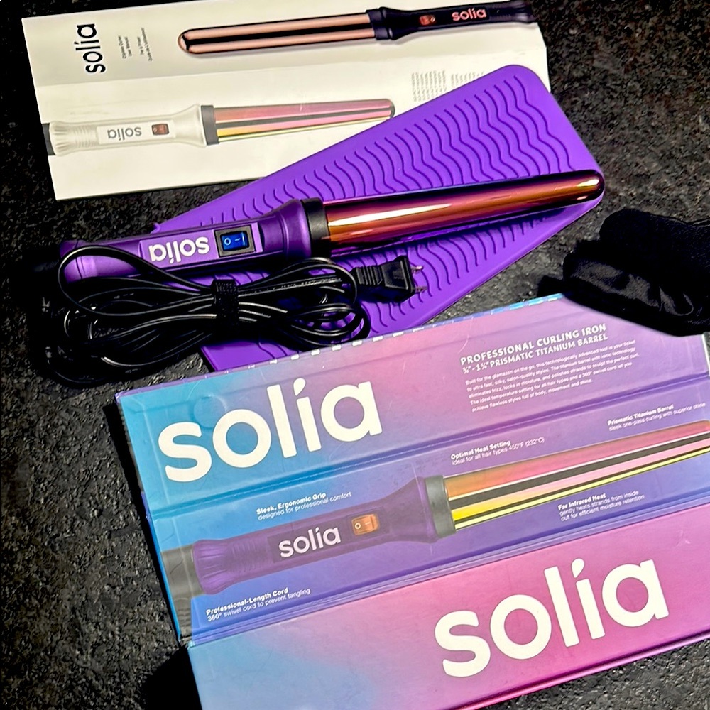 Solía Professional Curling Iron Package